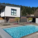 4 Saisons, Avec Piscine Chauffee Et Jacuzzi 别墅 热拉梅